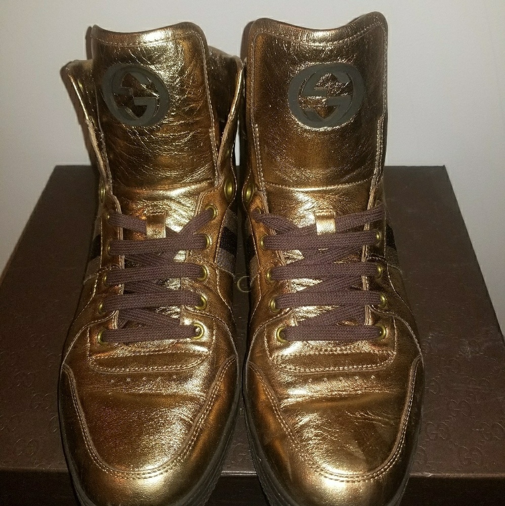 Rare Gucci Coda sneakers in  Bronze